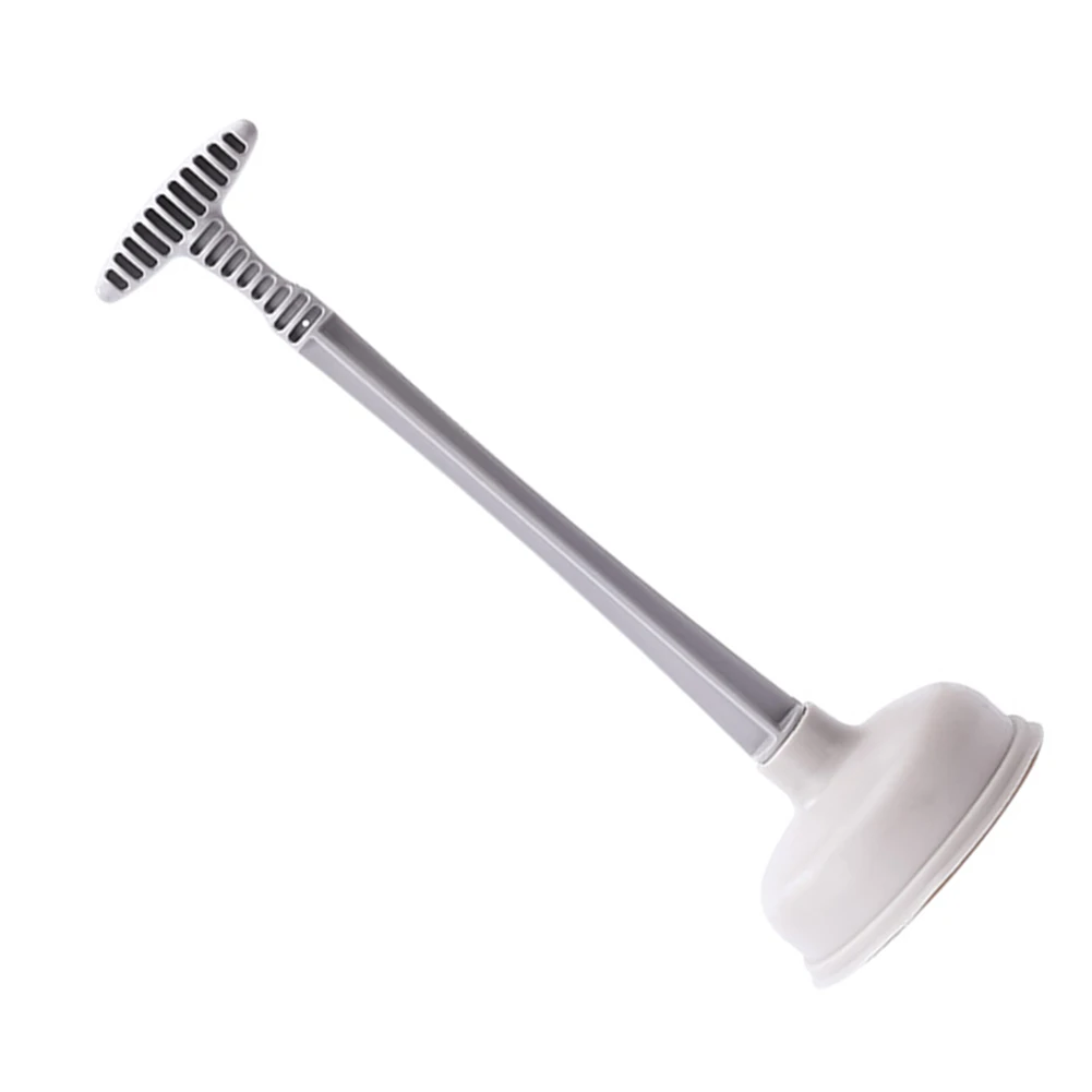 High Pressure Toilet Plunger with Wide Coverage Rubber Head for Toilets Sinks Bathtubs Floor Drains 16x16x42cm