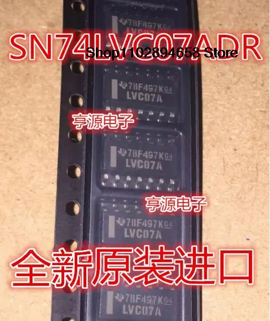 5PCS   SN74LVC07ADR  LVC07A SOP-14