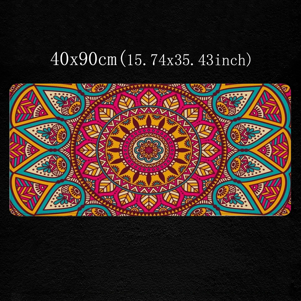 Pc Gaming Setup Accessories Moroccan Pattern Xxl Mouse Pad Gamer Desk Mat Mousepad Anime Computer Table Large Mats Office Mause