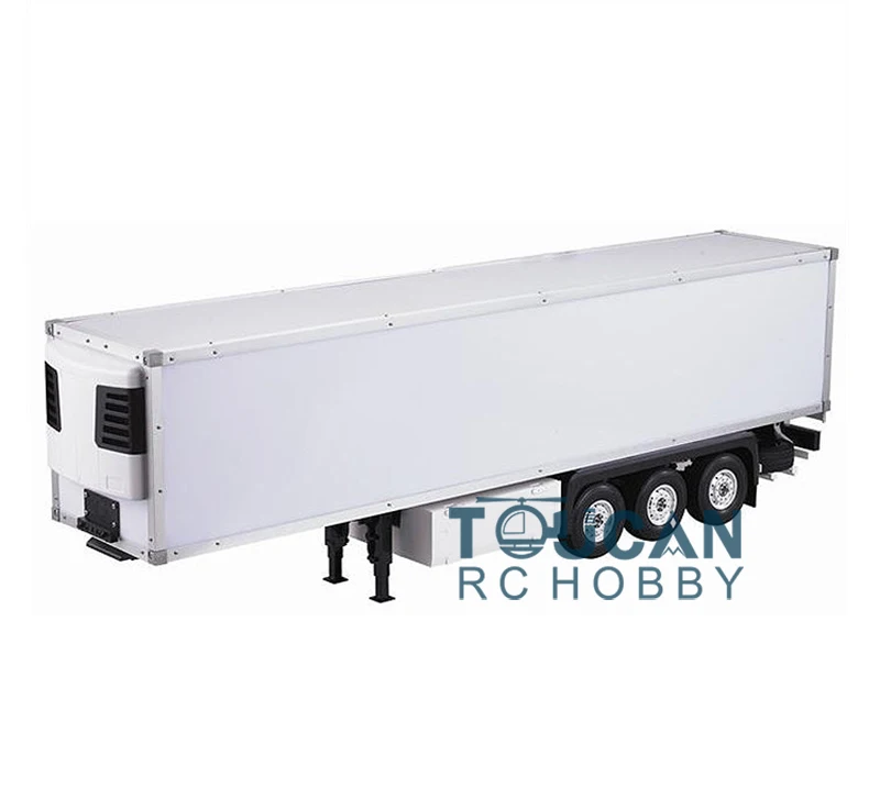 TOUCAN Reefer Container Semi 1/14 Trailer Outdoor Toys for Boys TAMIYAYYA RC Truck Tractor Remote Control Construction Vehicles