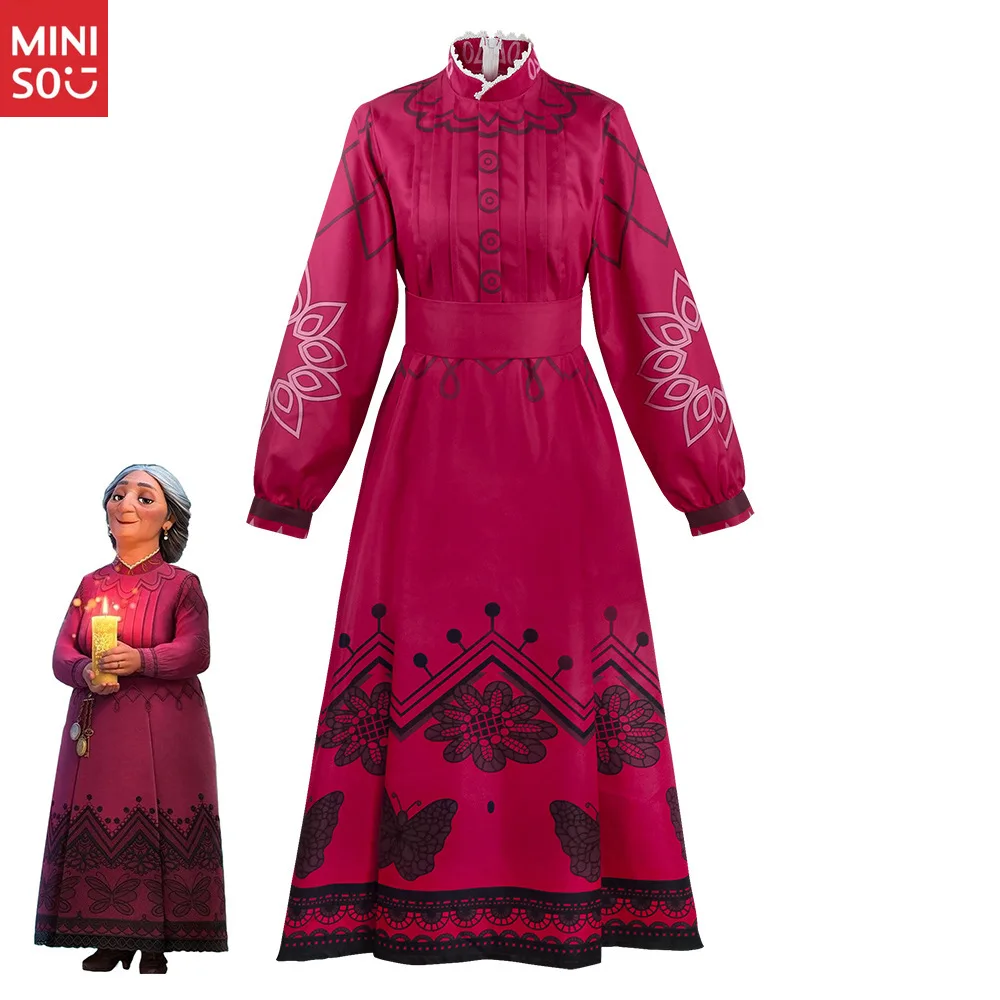 

Cardcaptor Sakura Costume - Nadeshiko Kinomoto (Sakura's Mother) Red Dress Cosplay Outfit for Conventions & Halloween