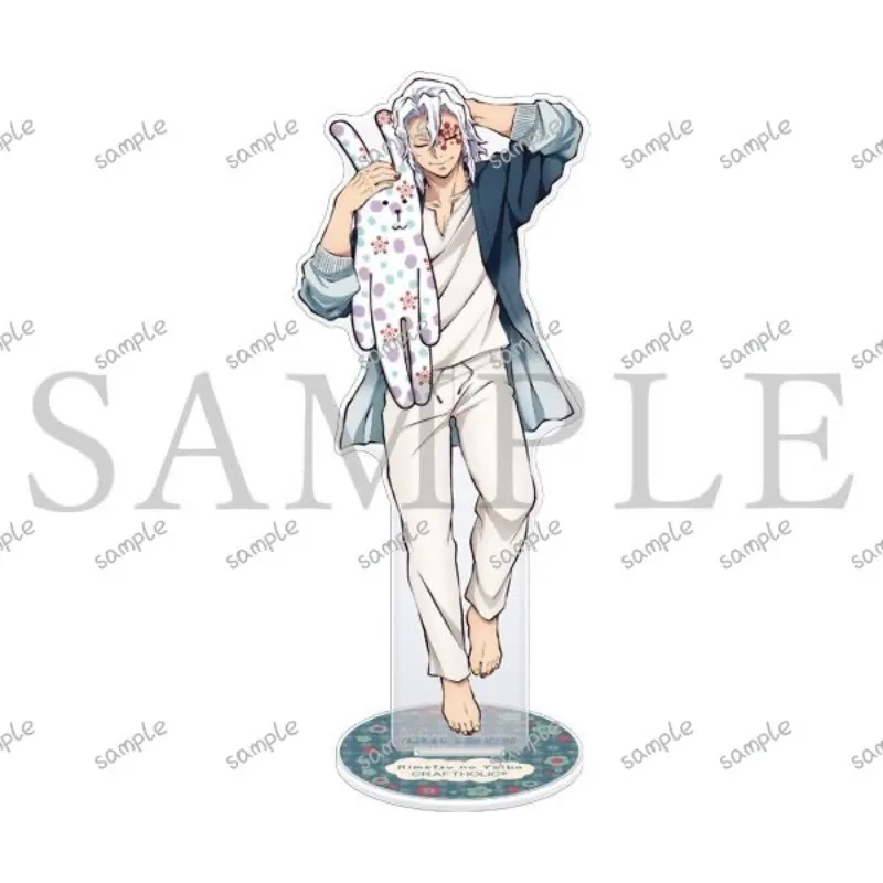 Demon Slayer Kimetsu No Yaiba Anime Acrylic Stand Figures - Mitsuri Muichirou Tengen Genya Ornaments Decor Gift view 3