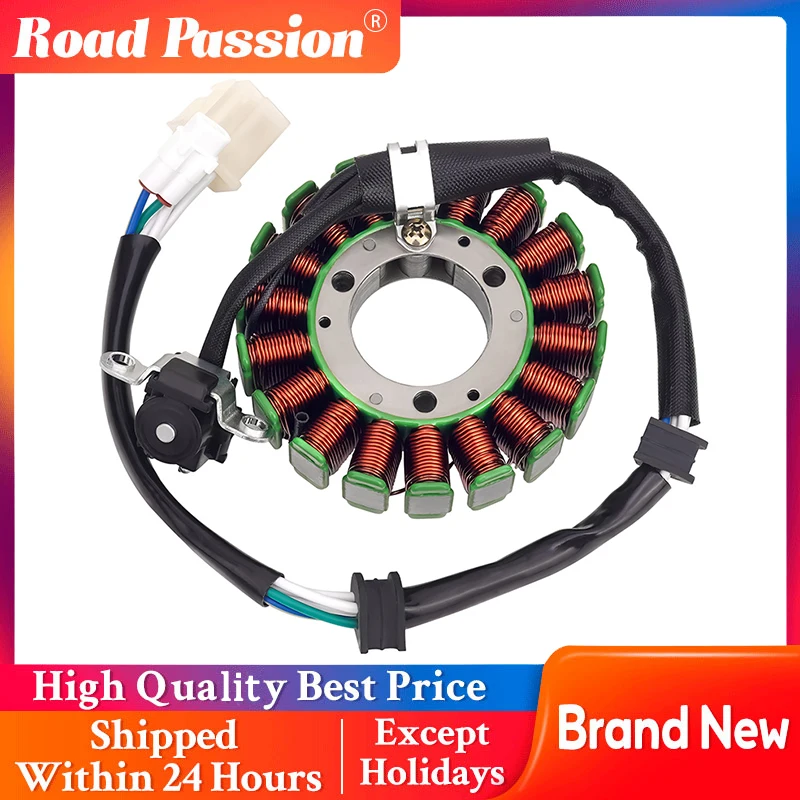 

Road Passion Motorcycle Generator Stator Coil Assembly For Yamaha YS250 YS 250 5D1-H1410-00-00 YBR250 YBR 2007-2011 5D1-H1410-01