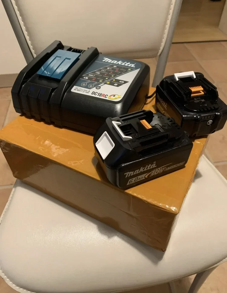 

Аккумуляторы и зарядные устройства Makita BL1860, BL1850B, BL1850, BL1840, BL1830 для шуруповертов, 18В, сменные батареи для электроинструментов.