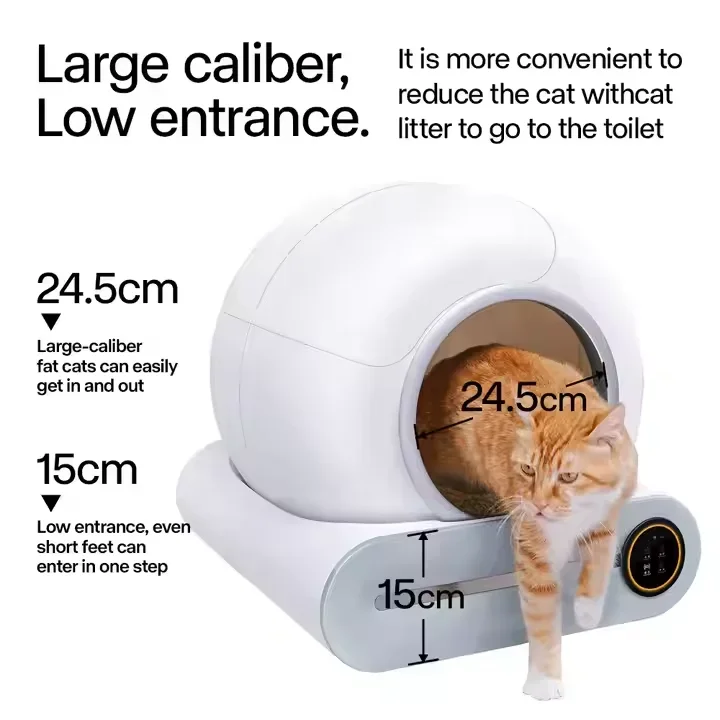 Pakeway pet supplies factory wholesale quick cleaning box toilet electric smart automatic cat box