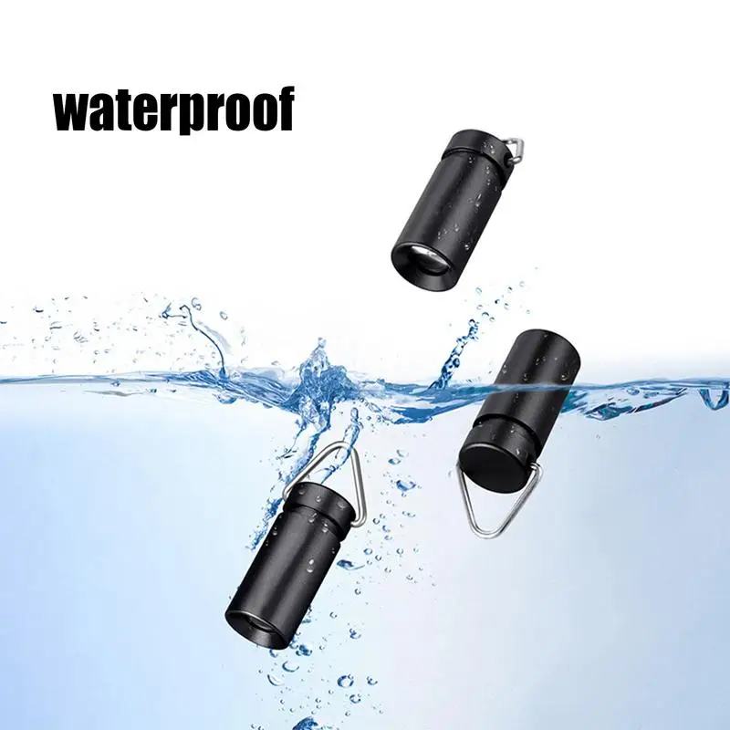 Key Chain Flashlight Small Key Chain Flashlight Battery Powered Portable Light Pocket Torches For Travel Night Indoor Home