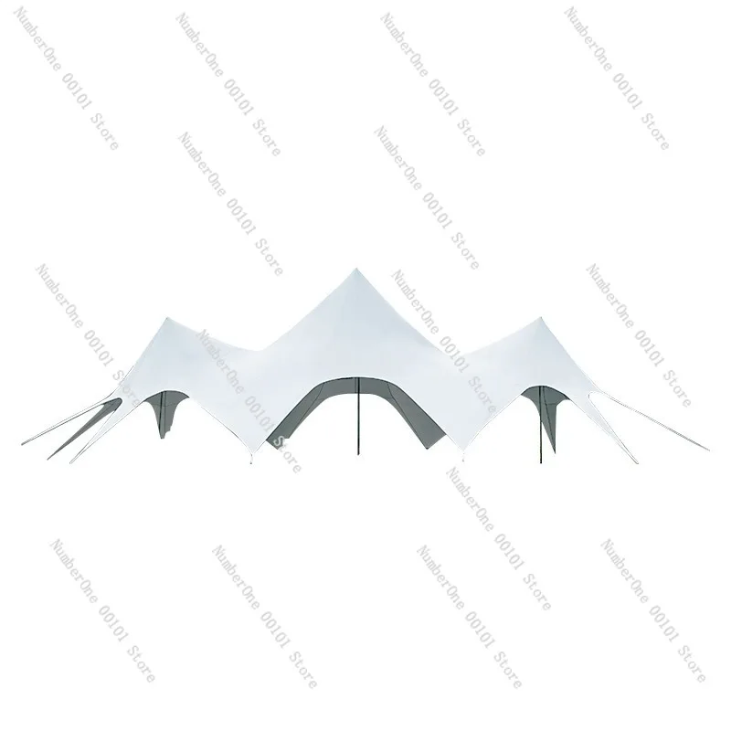 

Luxury Outdoor Camping Tent, Super Large Canopy with Camel Peak Design, Rainproof and Sunproof for Activities and Outdoor Events