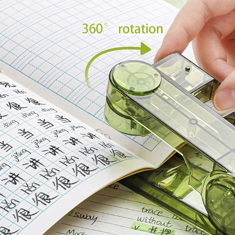 Clear Stapler Office Stapler 360 stopni Rotate Desktop Stapler dla szkoły