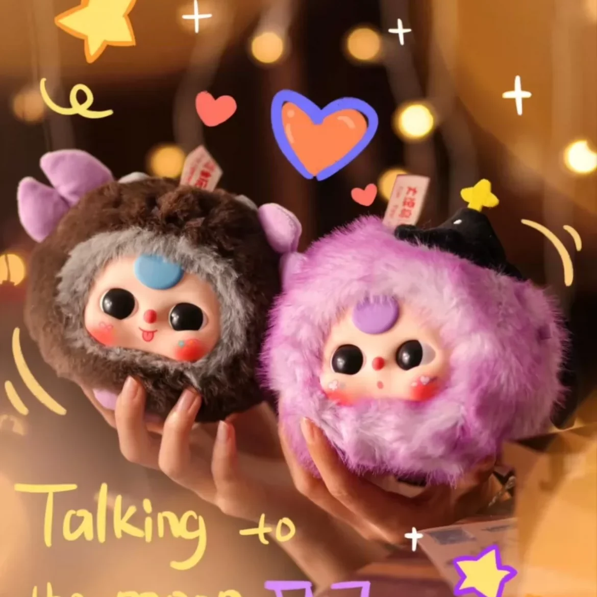 Genuine Baby Three 12 Constellation Series Blind Box Kawaii Tide Play Fluffy Doll Mystery Box Aquarius Libra Scorpio Toys Gift