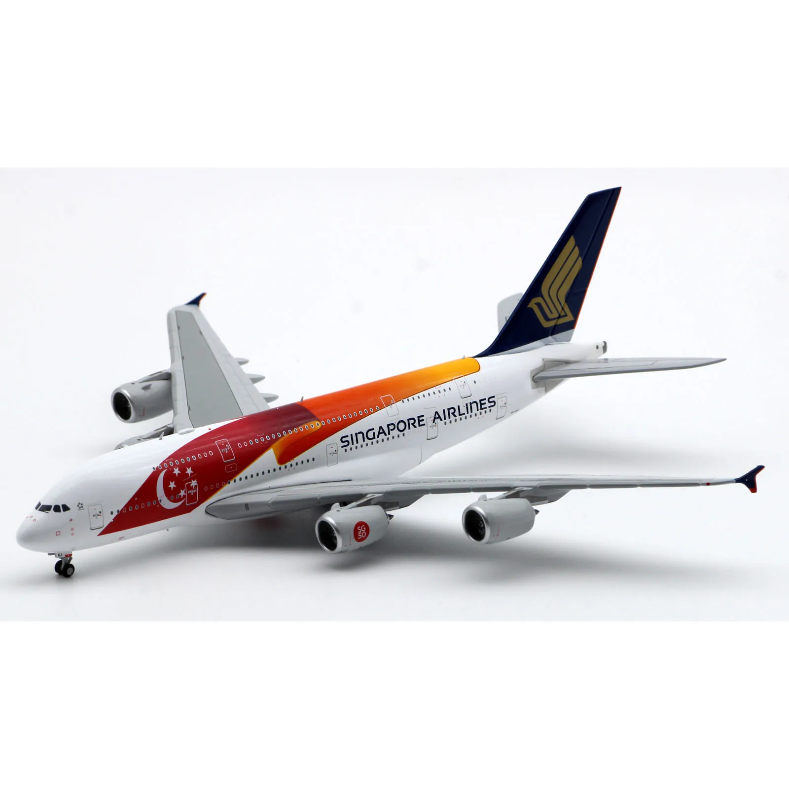 EW4388012 Alloy Collectible Plane Gift JC Wings 1:400 Singapore Airlines StarAlliance Airbus A380 Diecast Aircraft Model 9V-SKJ