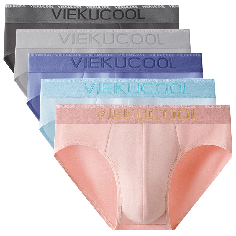 

3pcs Men Briefs Plus Size Mans Underwear Panties Male Breathable Comfort Panty Letter Decoration Sexy Pink Underpants Size L-5XL