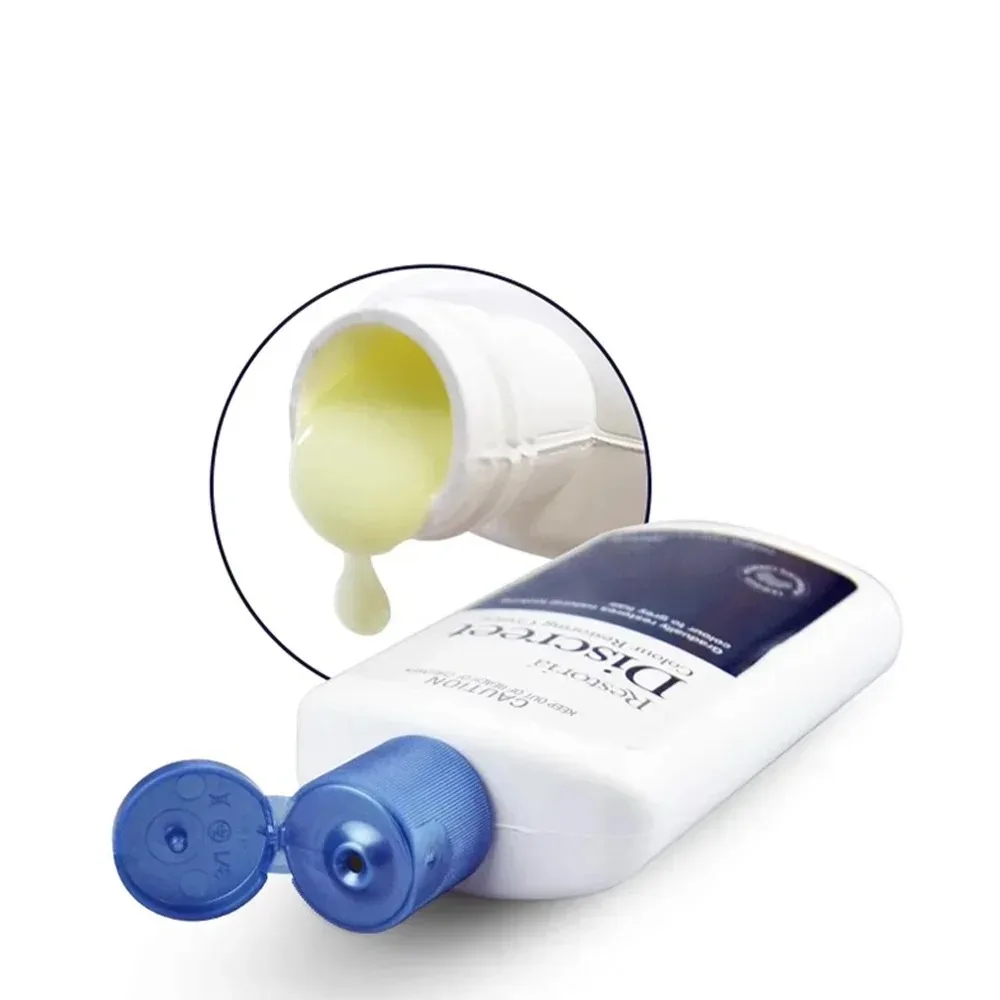 

Discreet Wash-Out Lotion for Grey Hair Temporary Natural Black Color Restoration | Plant-Based Conditioning Formula, No Damage