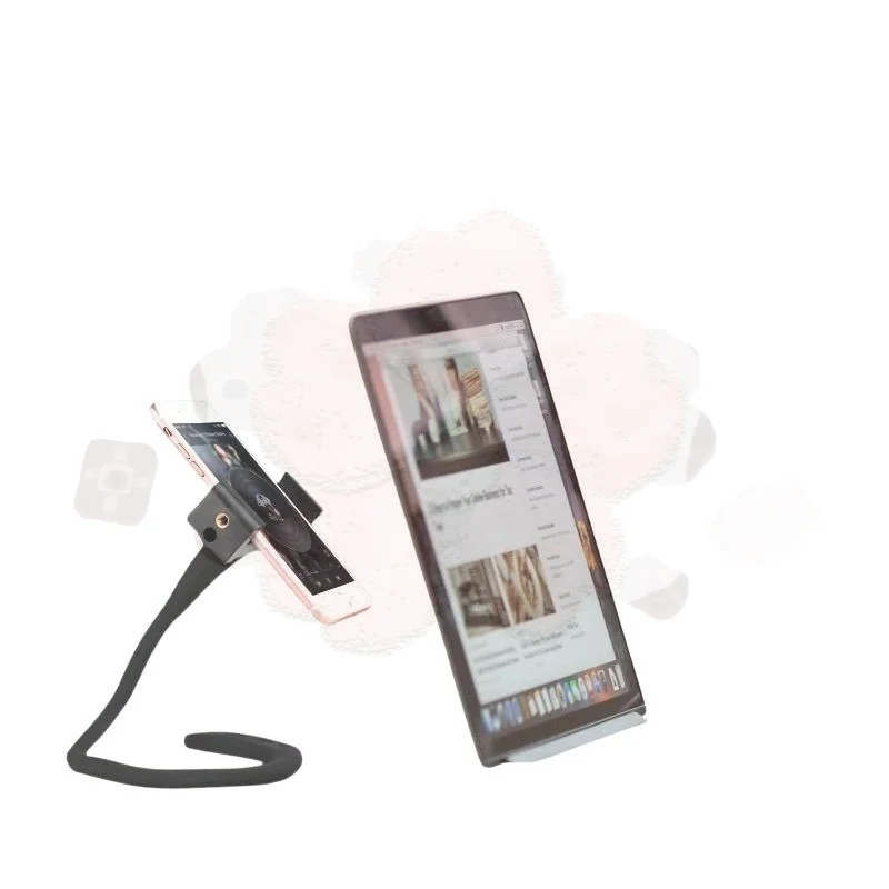1pc Portable Cell Phone Holder Stand Adjustable Anti-Shake Mount for Treadmill Spin Bike Stroller Home Gym