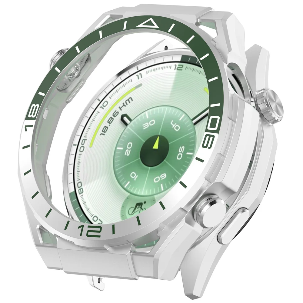 Untuk Huawei Watch GT6 46mm Casing 2-in-1 Pelindung Jam Tangan Berbahan PC Keras Berongga Dengan Penutup Skala Untuk Huawei GT6 46mm