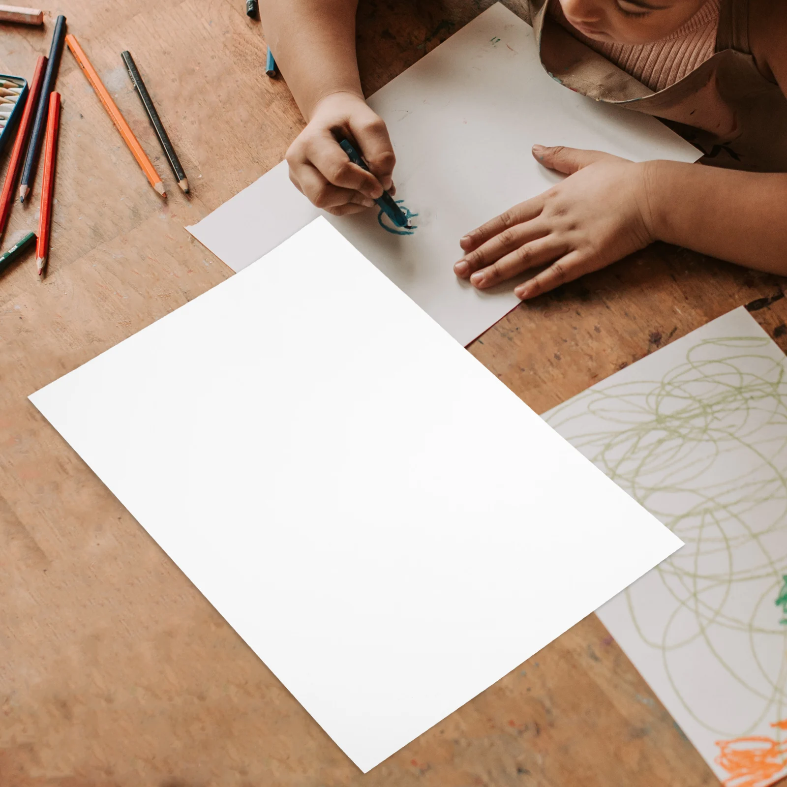 

50pcs Drawing Marker Paper Diy Craft Sheets For Kids Classroom Origami Art Projects Handmade Gifts Cardstock Supplies