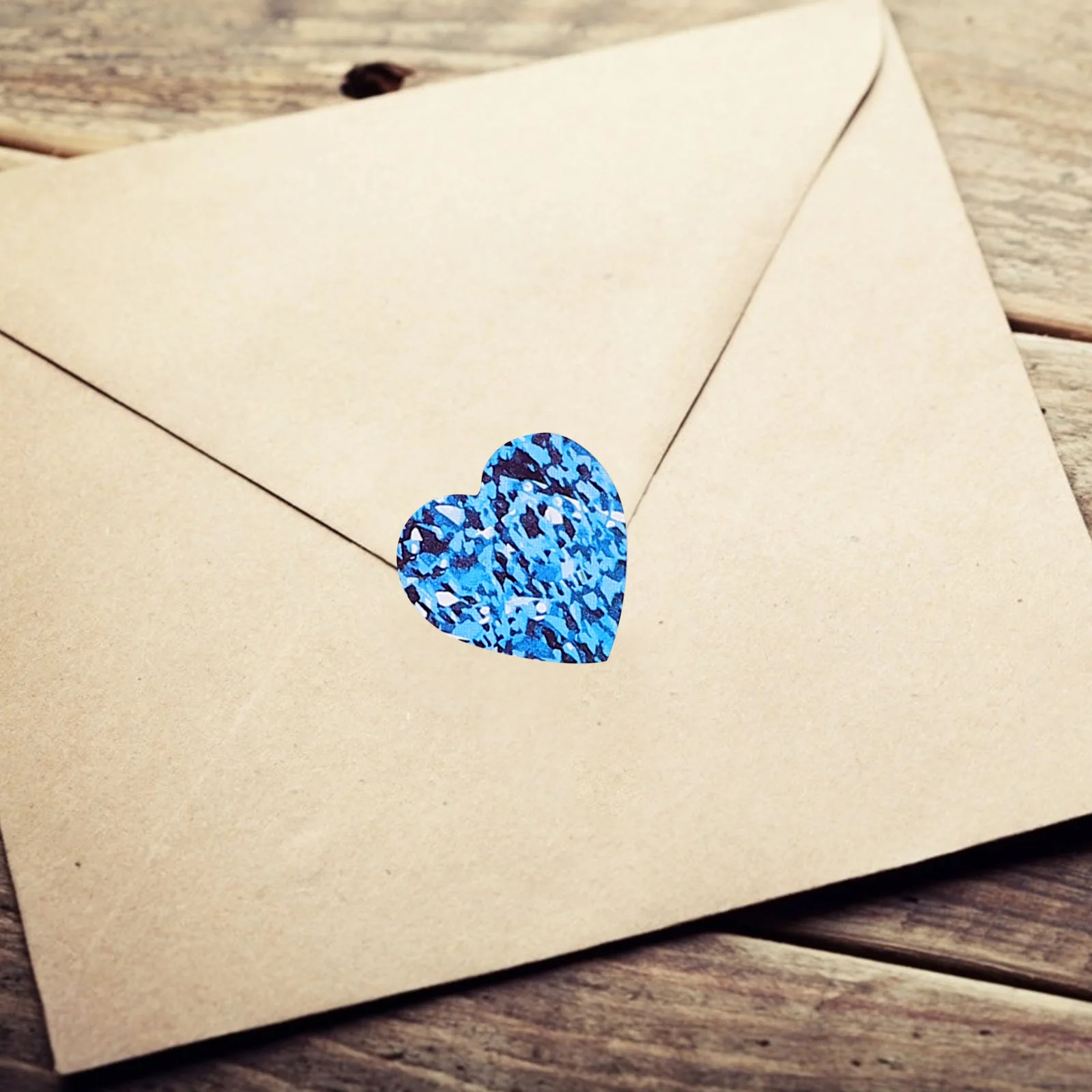 

1 Roll Valentine's Heart Stickers Sealing Labels for Gifts Envelopes Wedding Decorative Heart Shape Stickers Gift Box Labels