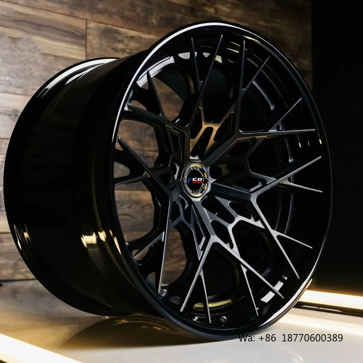 

Колесные диски FSB 17-24 дюйма, 5x112/5x114.3/5x120, из кованого алюминиевого сплава, с вогнутым дизайном, черная отделка, 1/2 шт. для Corvette