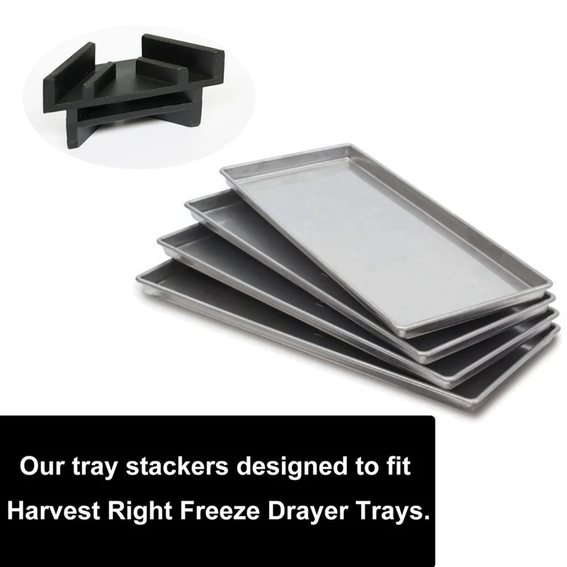 12 Pcs Tray Stackers For Harvest Right Freeze Dryer Accessories Compatible With Harvest Right Trays (ONLY Tray Stackers) Durable