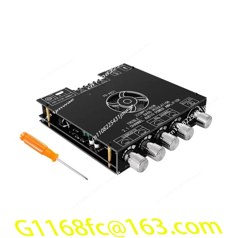 YS-AS21 2 * 220W+350W 2.1 Channel BT Digital Amplifier Board TPA3255 Amplifier Subwoofer High and Low Audio Application USB