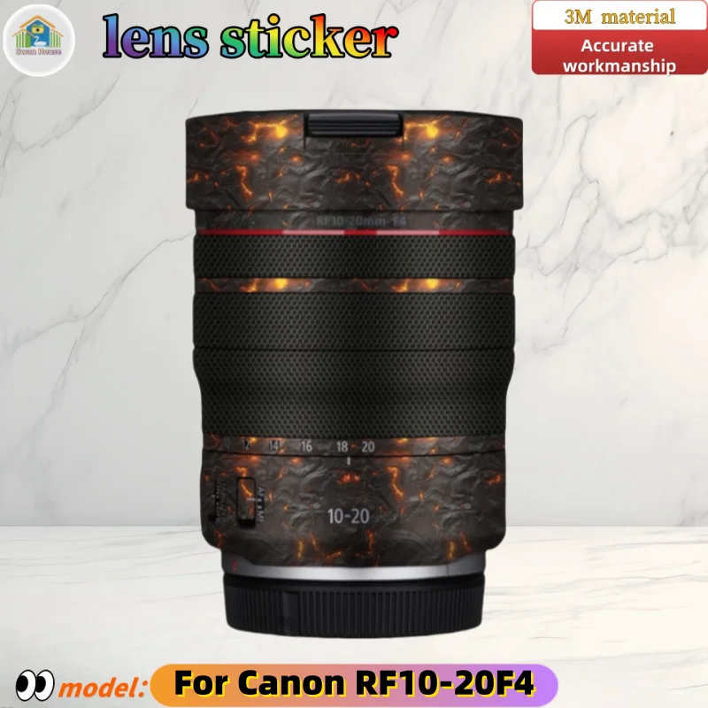 

RF1020F4 For Canon RF10-20 F4 Camera lens sticker, DIY skin, Precision tailoring wear-resistant protective film