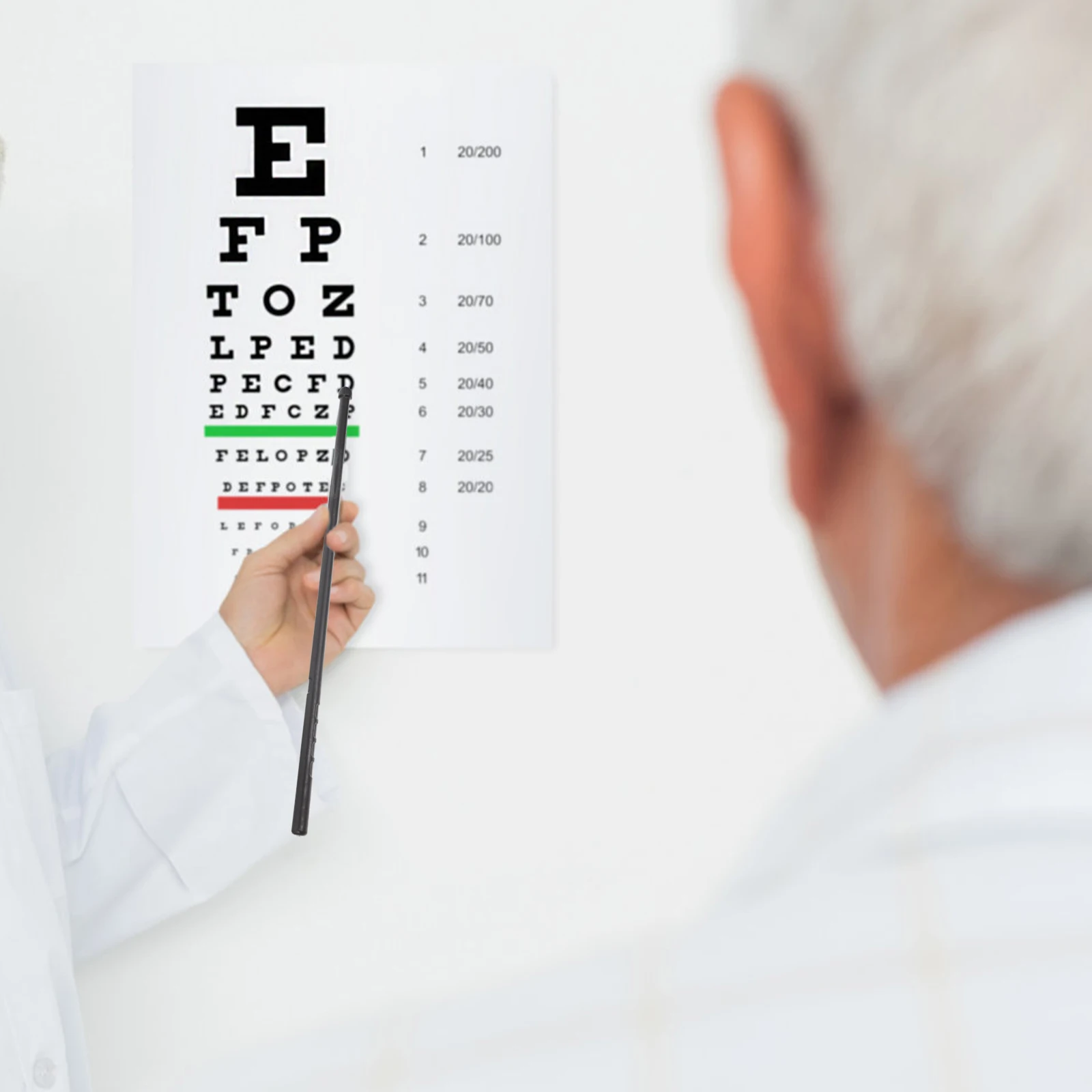 

1 Set Of Eye Occluder Portable Wear-Resistant Test Tool For Vision Chart Hand-Held Design Testing Supply Professional Chart