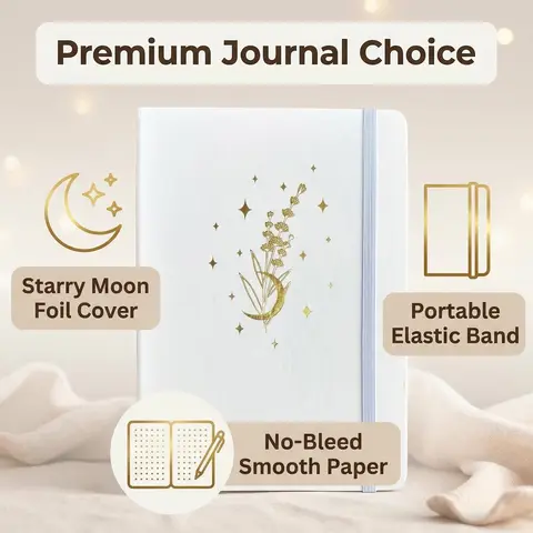 Sketch Journal Hardcover 160gsm Heavy Paper Artist Drawing Notebook 160 Numbered Pages Lay Flat Sketchbook