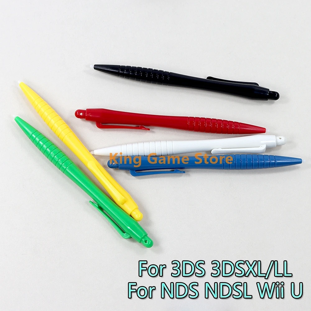 100PCS Colorful Plastic Big Touch Screen Pens Stylus Pen For WII U 3DS 3DSXL LL NDS NDSL 3DS XL for NDS For NDSL Game Console