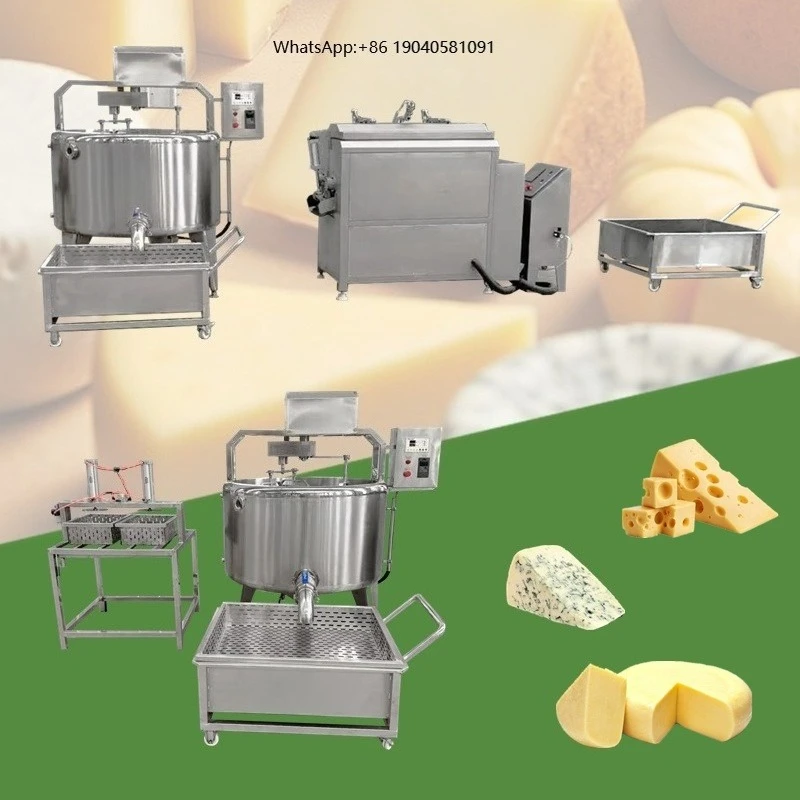 High Quality Small Scale Mozzarella Cheese Making Machine 200l Cheddar Cheese Stretching Pressing Making Machine