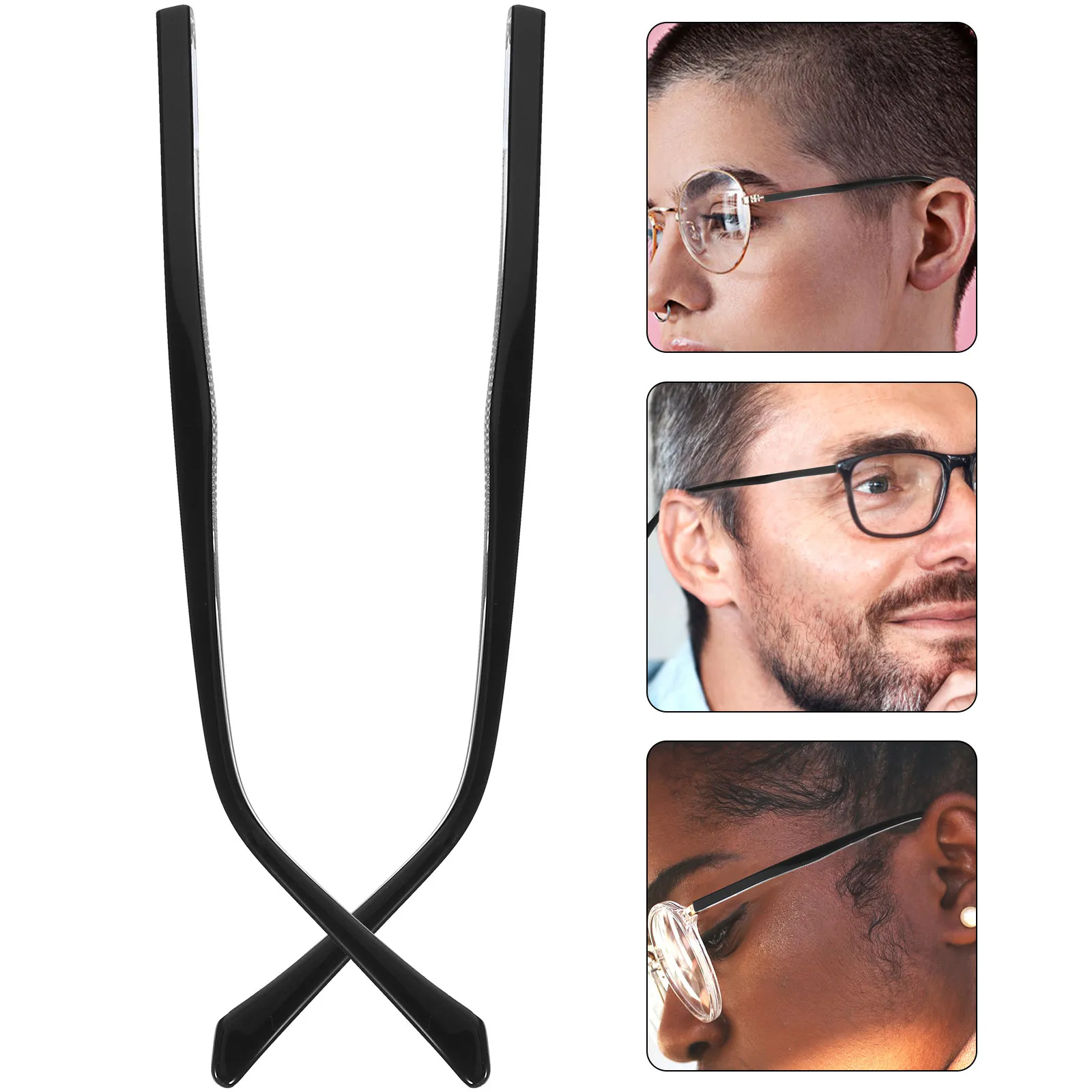 

1Pair Metal Glasses Arm Legs Replacement Eyeglasses Repair Accessories Comfortable Anti-Pressure Stylish Universal Glasses Parts