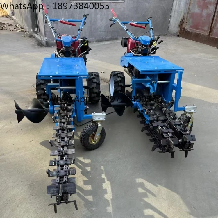 

Hot Sale Power Pipeline Chain Type Trench Digging Machine/agricultural Trenching Machine