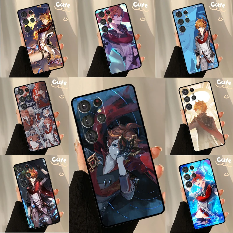 Genshin Impact Tartaglia For Samsung Galaxy S23 S21 Ultra S20 FE S8 S9 S10 Note 10 Plus Note 20 S22 Ultra Phone Case