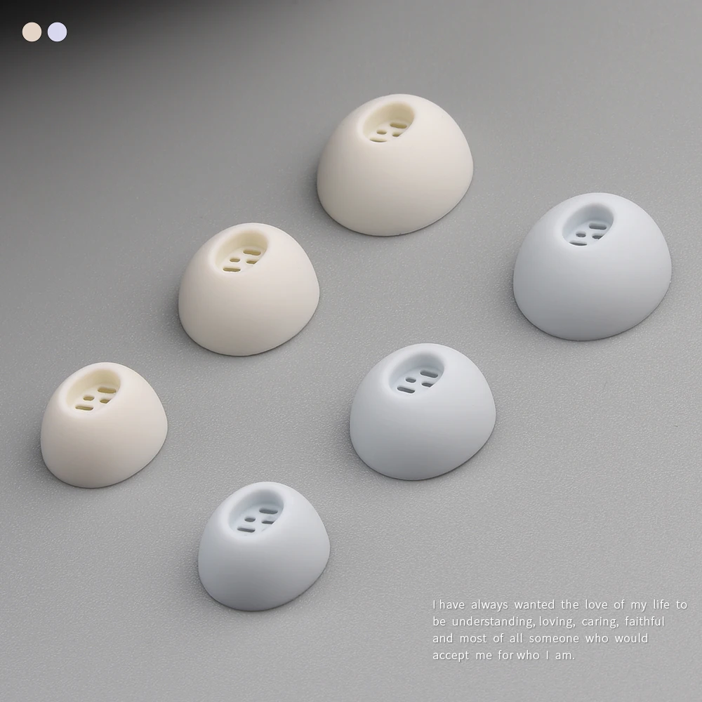 6 قطعة أطراف أذن من السيليكون لـ OPPO ENCO Free4 سماعات أذن لاسلكية حقيقية سماعات أذن Enco Free 4 TWS نصائح سدادات أذن