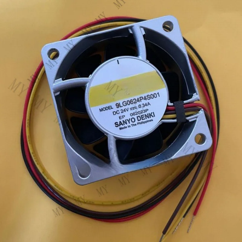 

TT Sanyo DENKI 9LG0624P4S001 24V 0.34A 6025 60MM aluminum frame cooling fan