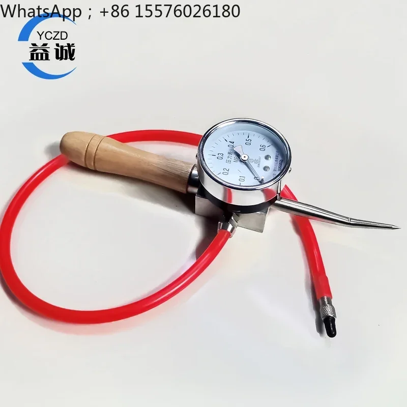 Geomembrane welding machine weld seam pressure detection needle anti-seepage membrane cavity inflation and gas detection