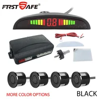 FirstSafe-Kit de Sensor de aparcamiento para coche, sistema Detector de Radar Universal con pantalla LED, 4 sensores, 22mm