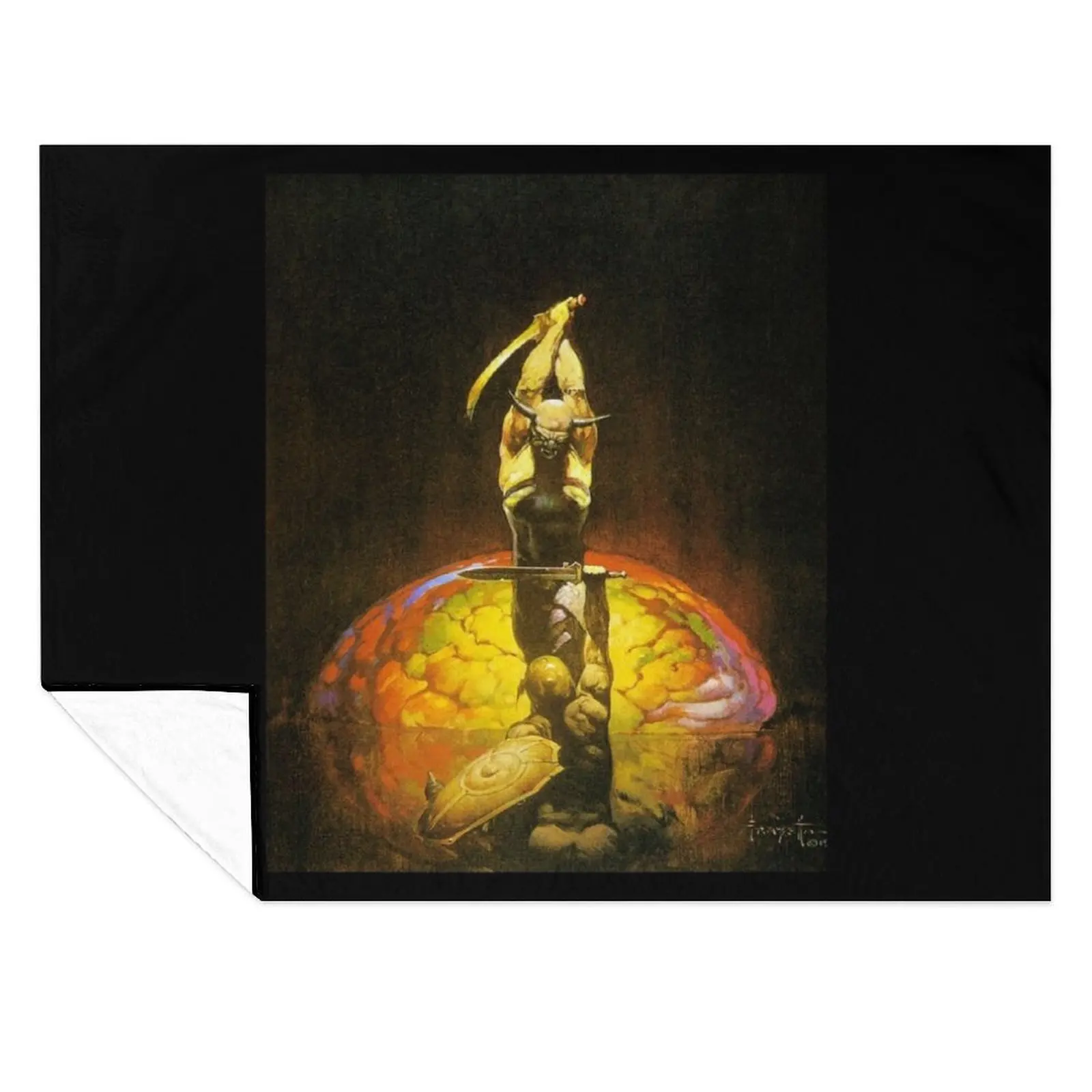 

Frank Frazetta Throw Blanket Single Baby for sofa Blankets