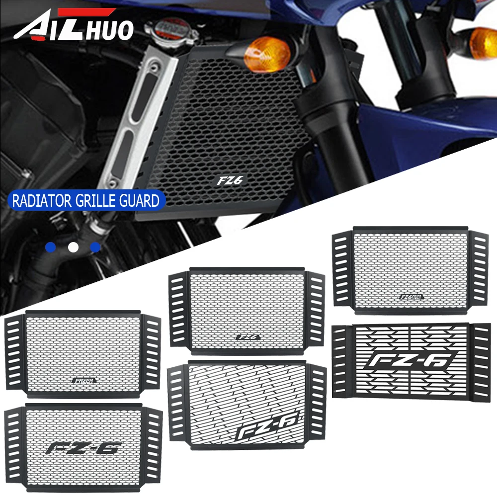

FZ6 Fazer Motorcycle Radiator Guard Protector Grille Cover For YAMAHA FZ6 FAZER 600 FZ6FAZER FAZER600 2007 2008 2009 2010