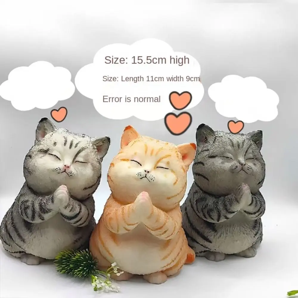 Prière chat gros chat poupée presser jouet coloré dessin animé Animal chat en forme de presser jouet grande poupée artificielle douce presser jouet enfants