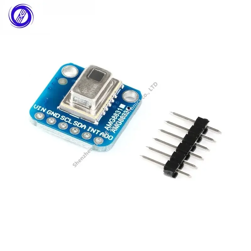 1 buah modul Sensor inframerah AMG8833 IR, modul Sensor suhu Array pencitraan termal 8x8 Sensor kamera UNTUK Arduino