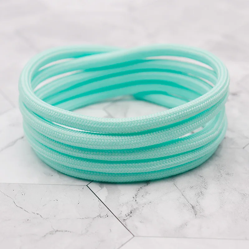 AF1-Lacets Ronds Solides pour Chaussures en Toile, Baskets Unisexes, Décontractées, 29 Couleurs