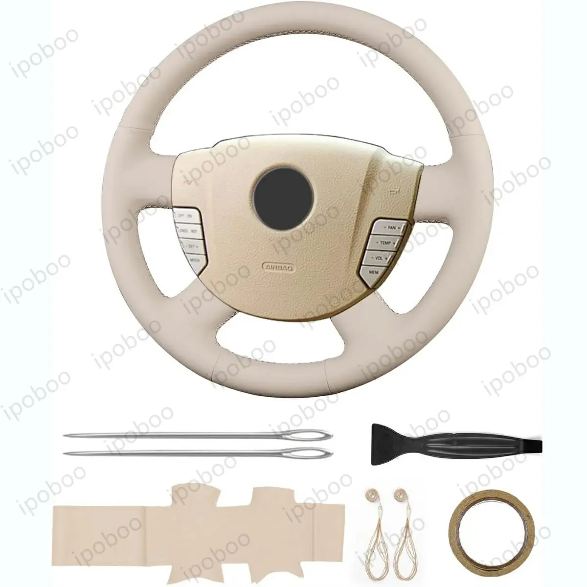 

HandStitch Steering Wheel Cover for Lincoln 2003 Aviator