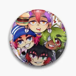 Nanbaka Soft Button Pin Jewelry Collar Funny Hat Decor Creative Women Fashion Lapel Pin Clothes Lover Metal Cute Cartoon Brooch