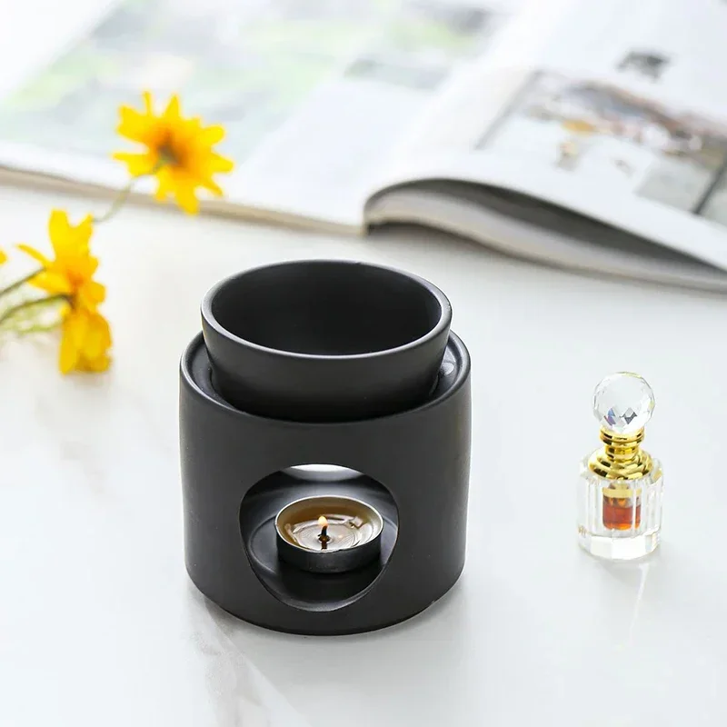 3 in 1 Tranquilize Essential Oil Furnace Burner Spa Yoga Candel Heating Censer with The Candle Tray for Home Decor Ornaments