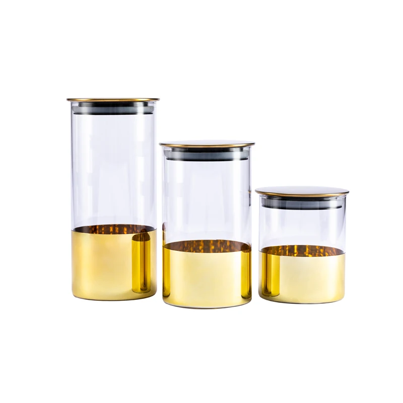 

Storage Glass Coffee Bean Sealed Jar Moisture-Proof Coffee Pot Tea Jar Set Milk Powder Can Food Can Large