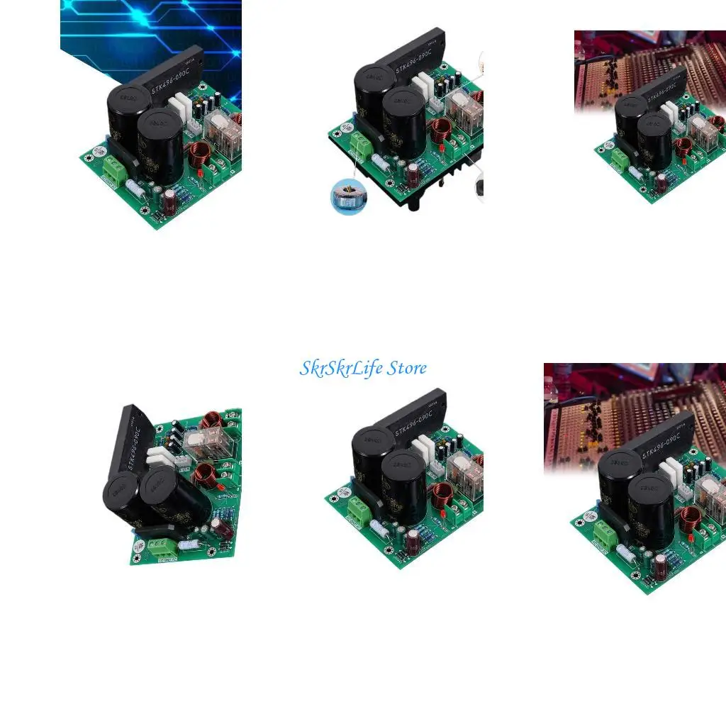 

E65E HIFI Толстая пленка STK496-090 200W Цифровой усилитель мощности Усилитель 100WX2 Усилитель