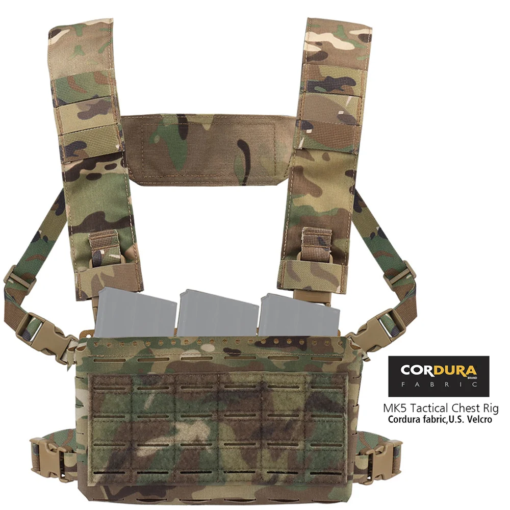 MK5 Chest Rig Molle SS MKV Micro Fight Chassis Placard 5.56 Triple Pouch Hunting Vest Plate Carrier