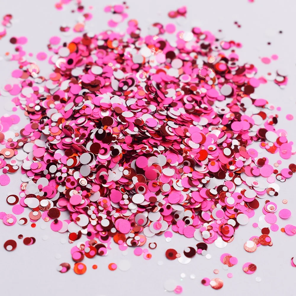 10g/Bag Nail Art Valentine\'s Day Glitter Shiny Flakes Sequins Nails Paillette Manicure Decoration Accessories