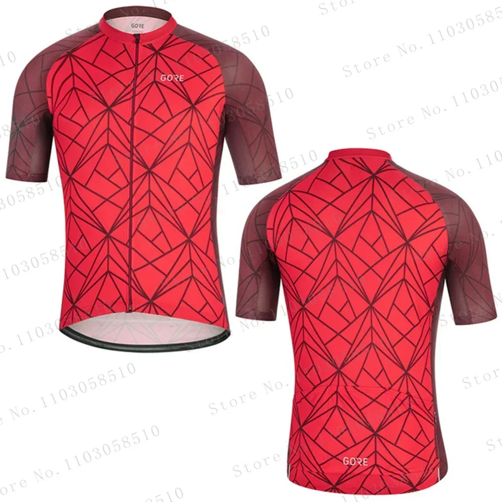 

2025 Men Summer Short Sleeve Jersey Breathable Bicycle Shirt MTB Road Bike Clothing Cycling Bib Shorts Suit Bike Clothing