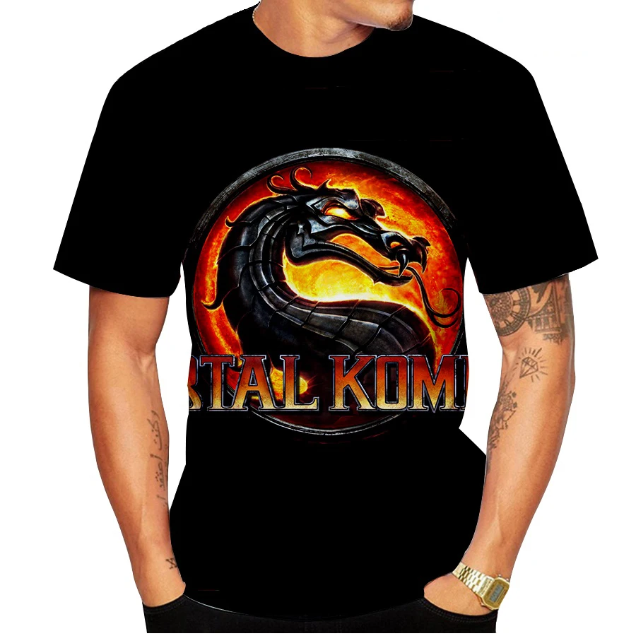 Mortal Kombat 11 T-Shirts Fighting Game Movie 3D Printed Men Woman Streetwear T Shirt Oversized Harajuku Kids Tops Tees Clothing