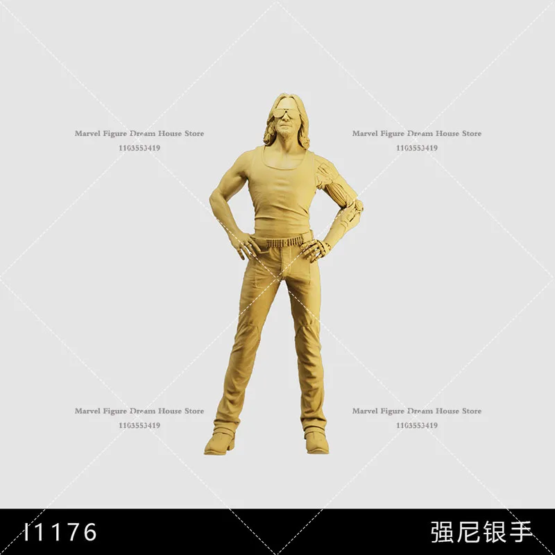 Multiple 1/64 1/43 1/35 Scale Miniature Scene Doll White Model Un-panited Cyberpunk Johnny Silverhand Jack Judy Action Figure
